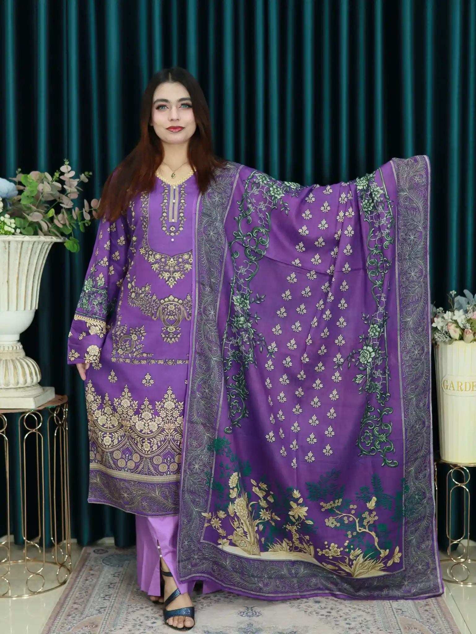 আনরেডি ZAMZAM 408 BEGUNI COLOR LAWN